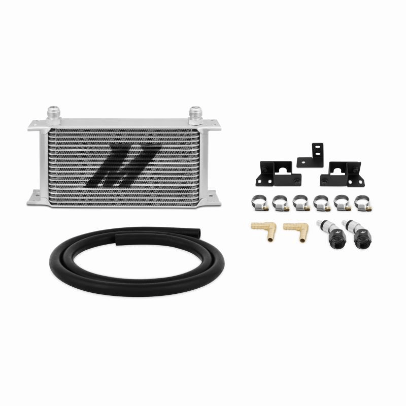 07-11 Jeep Wrangler JK Transmission Cooler Kit Performance Products Mishimoto Silver parts