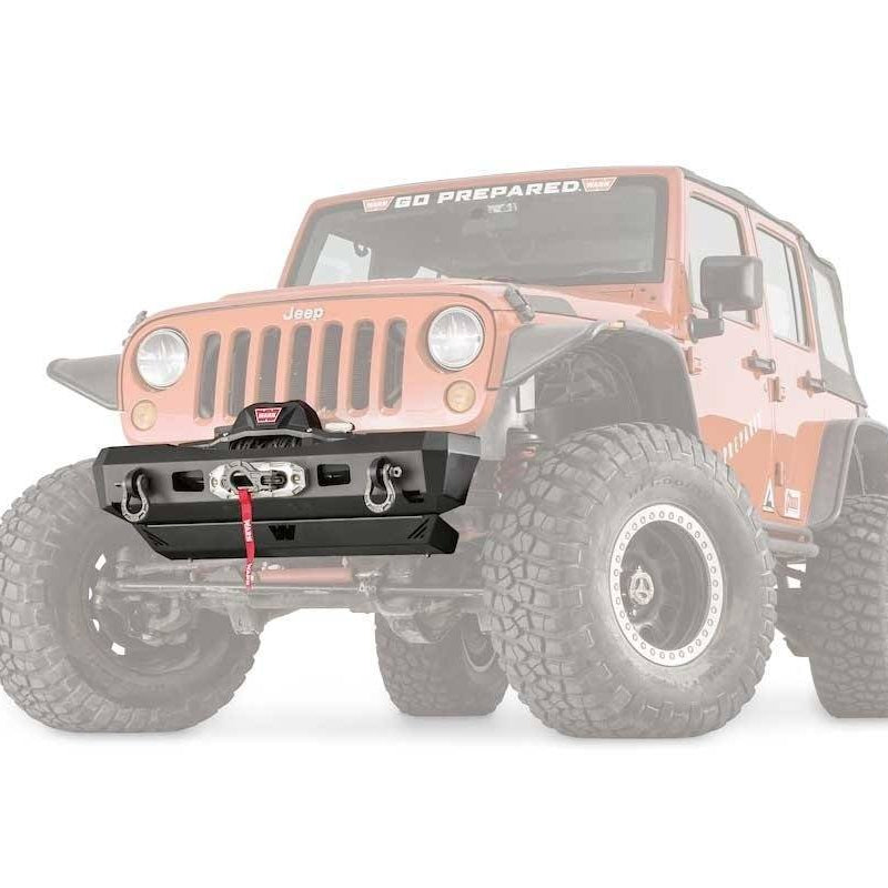 07-17 Jeep JK Elite Series Stubby Bumper Warn Industries display