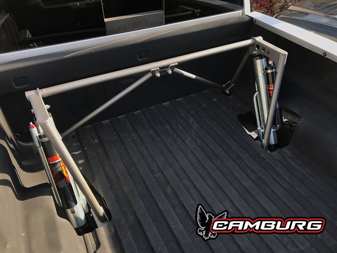 '07-18 Chevy/GM Long Travel Rear Bedcage Suspension Camburg Engineering display