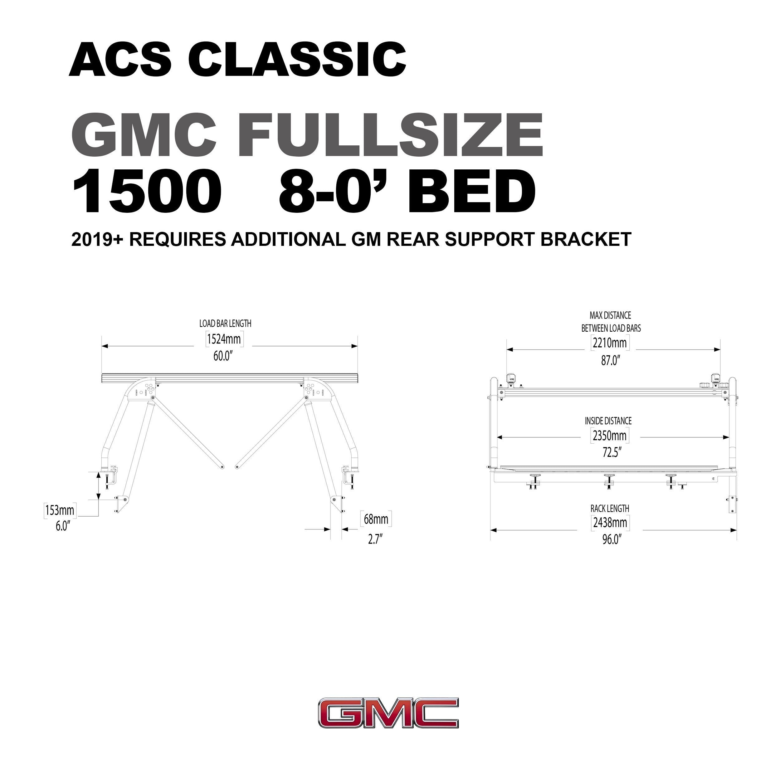 '07-23 Chevy/GMC 1500-ACS Classic Bed Accessories Leitner Designs design