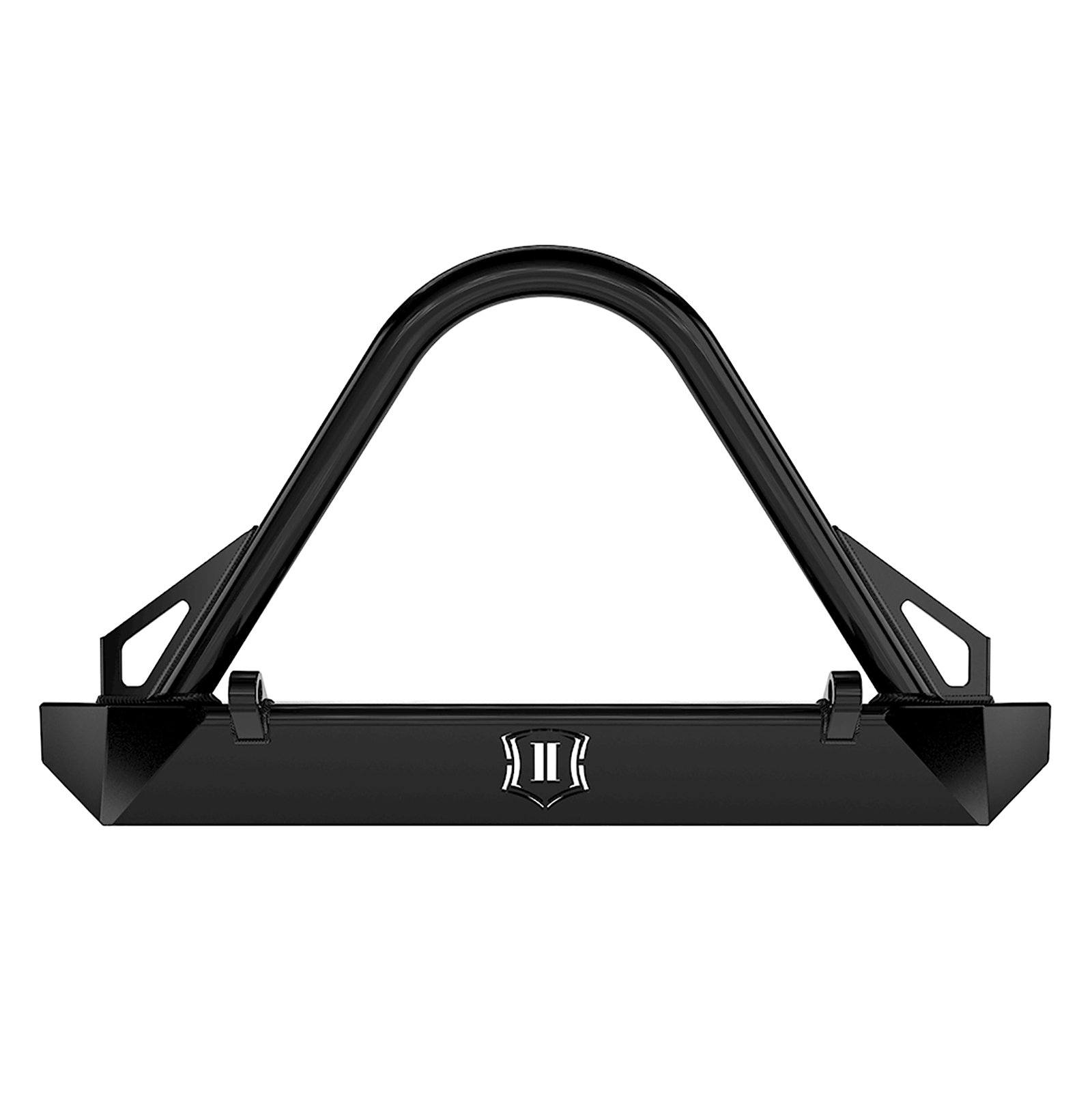 07-18 Jeep JK Comp Series Front Bumper w/ Stinger & Tabs Impact Series Off-Road Armor (front view)