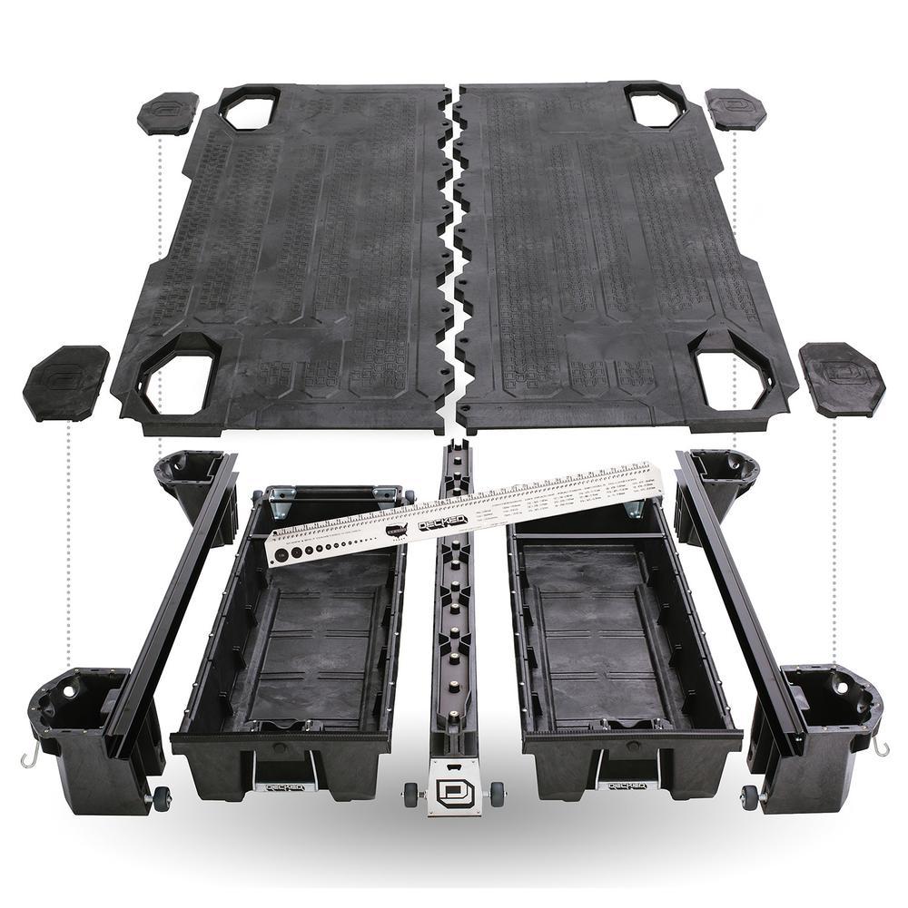 '07-19 Chevy/GMC 2500/3500 Truck Bed Storage System-8ft Bed Organization Decked parts