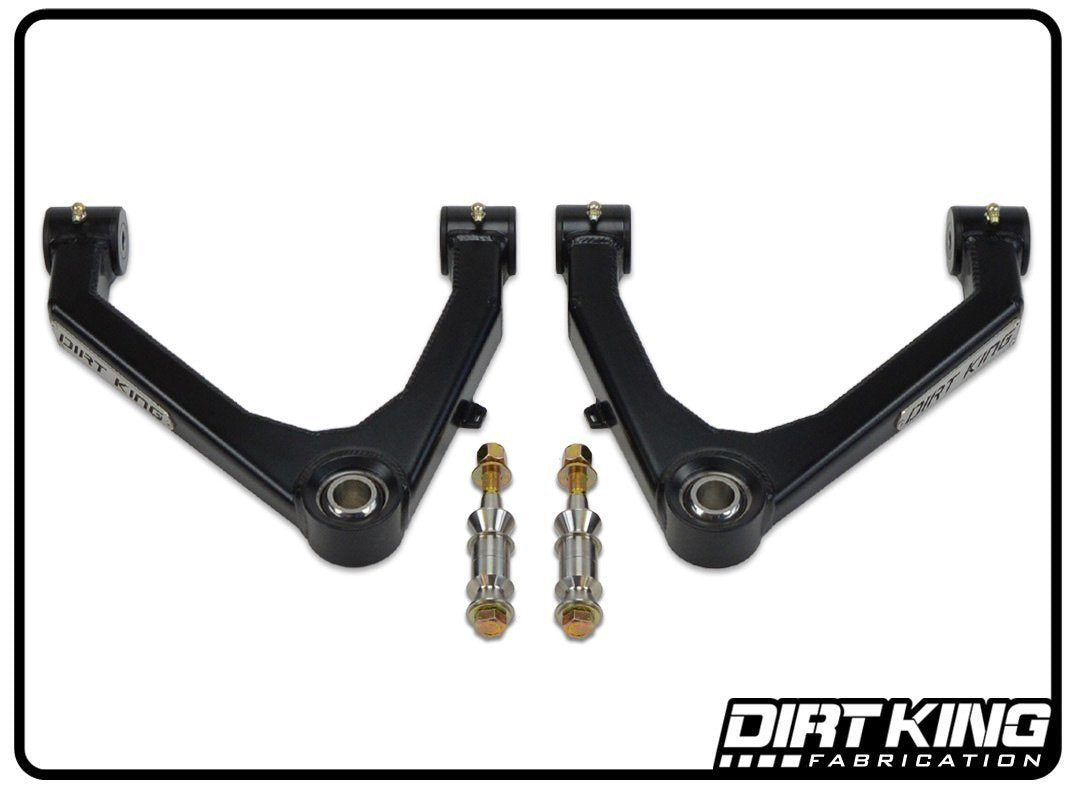 '07-18 Chevy/GMC 1500 Boxed Upper Control Arms Suspension Dirt King Fabrication 