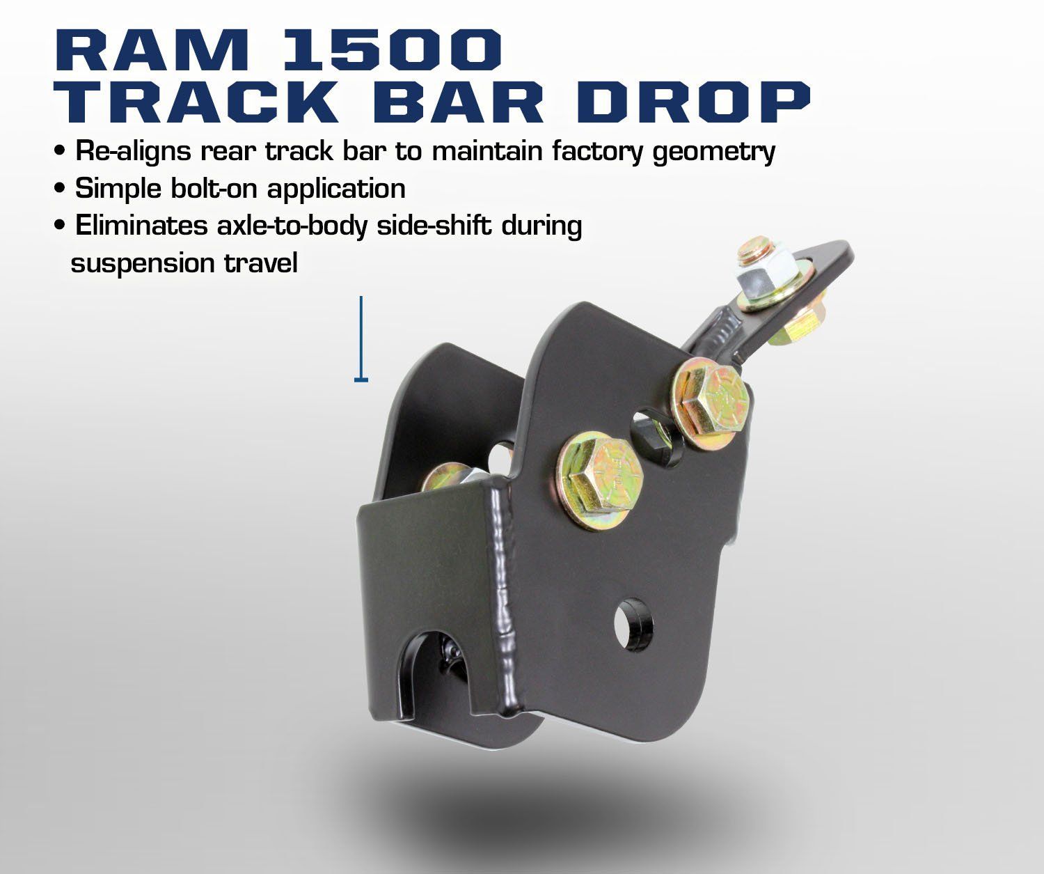 '09-18 Ram 1500 Rear Trackbar Drop Bracket Suspension Carli Suspension 