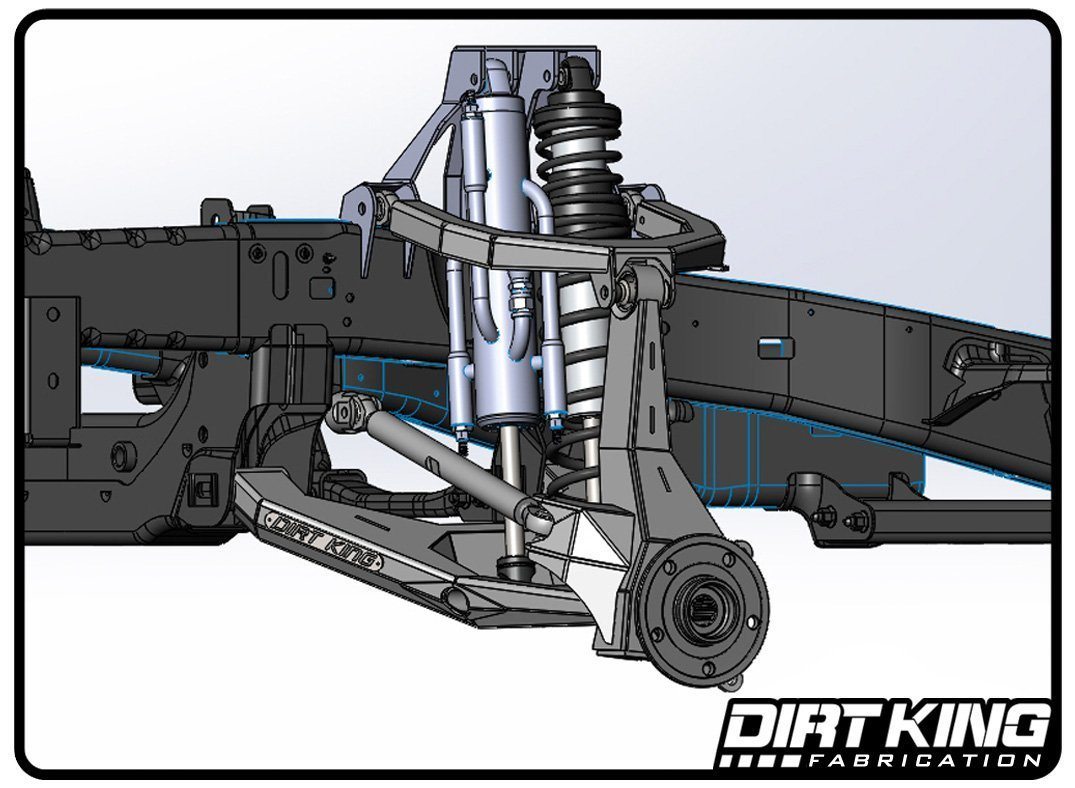'09-18 Dodge Ram 1500 2WD Long Travel Race Kit Suspension Dirt King Fabrication design