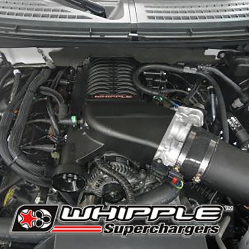 10-14 Ford Raptor 6.2L Supercharger System Whipple Superchargers display w/logo