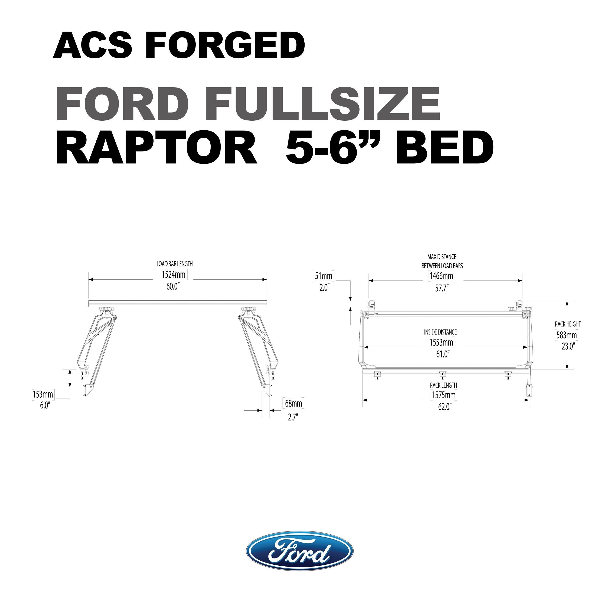 '10-14 Ford Raptor-ACS Forged Bed Accessories Leitner Designs design