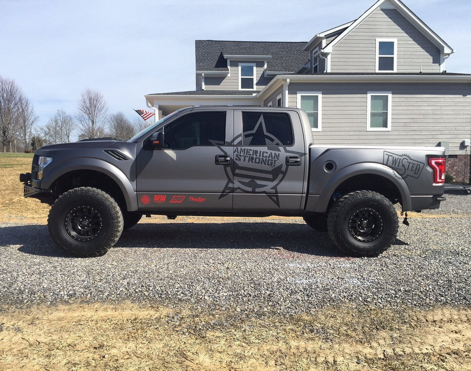 '10-14 Ford Raptor to 2nd Gen Raptor Conversion Bedsides Display on Vehicle 