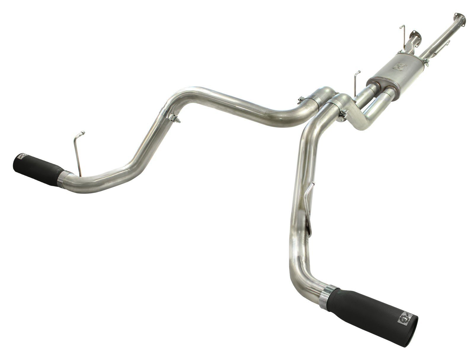 10-18 Toyota Tundra 2 1/2"-3" 409 Stainless Steel Cat Back Exhaust System AFE Power Black Tip display