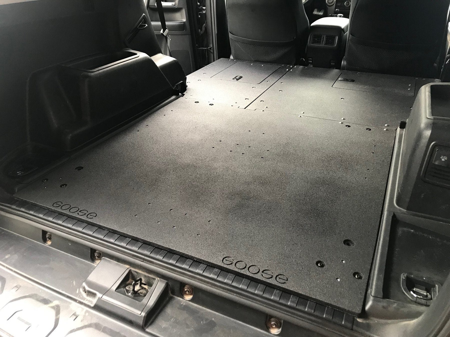 '10-23 (5th Gen) Toyota 4Runner Low Profile Plate Based Sleeping Platforms Interior Accessoires Goose Gear display