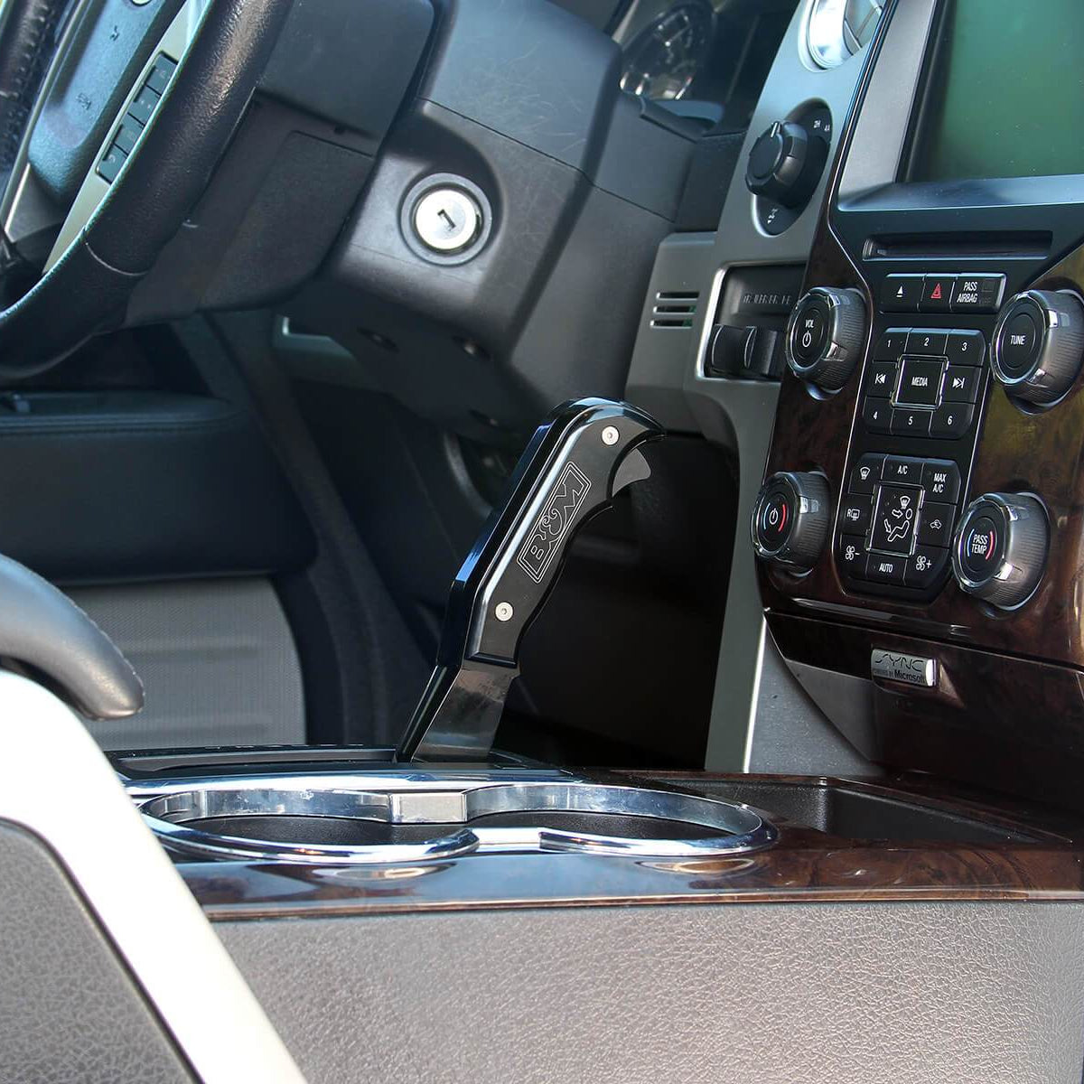 '11-14 Ford F150 Magnum Grip Auto Shift Handle Interior Accessories B&M display on Vehicle 