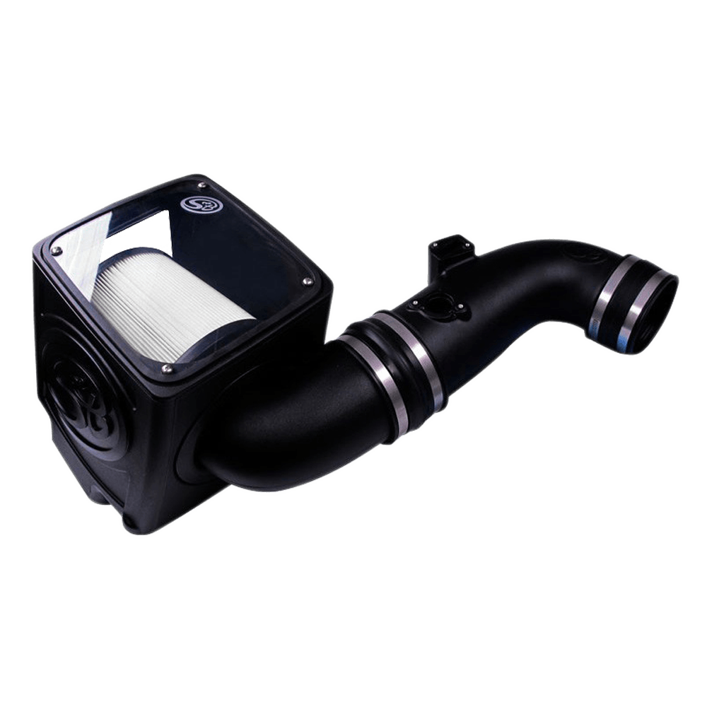'11-16 Chevy/GMC Duramax LML 6.6L Cold Air Intake S&B Filters Dry Extendable individual display