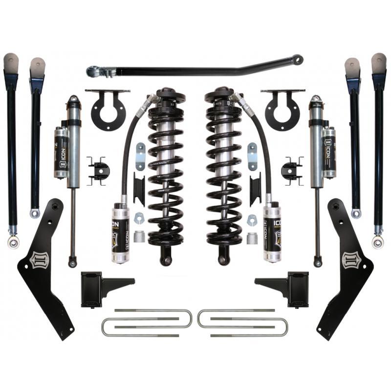 '11-16 Ford F250/F350 4WD 4-5.5" Coilover Conversion System-Stage 4 Suspension Icon Vehicle Dynamics parts