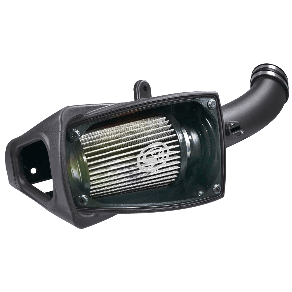'11-16 Ford Powerstroke 6.7L Cold Air Intake S&B Filters Dry Extendable individual display