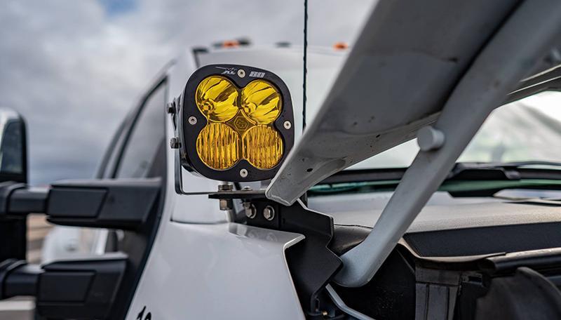 '17-Current Ford Super Duty SDHQ Built A-Pillar Light Mounts