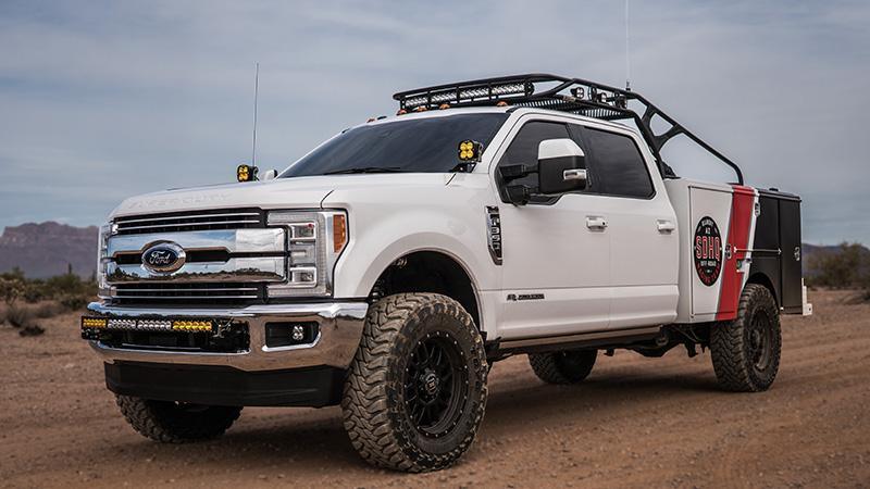 '17-Current Ford Super Duty SDHQ Built A-Pillar Light Mounts