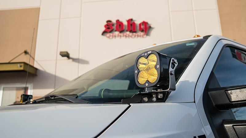 '17-Current Ford Super Duty SDHQ Built A-Pillar Light Mounts