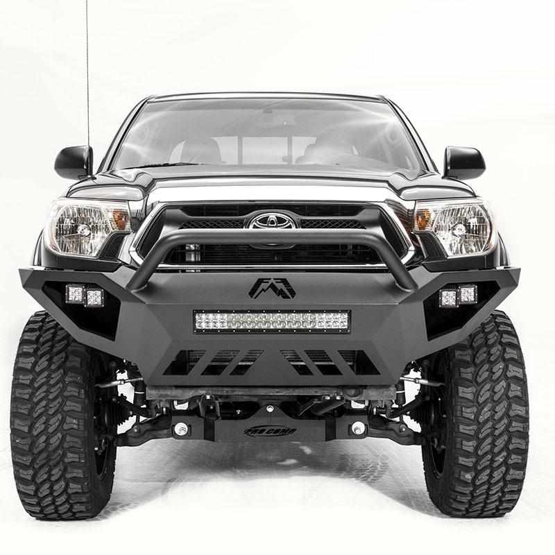 '12-22 Toyota Tacoma Vengeance Series Front Bumper Fab Fours Powdercoated display