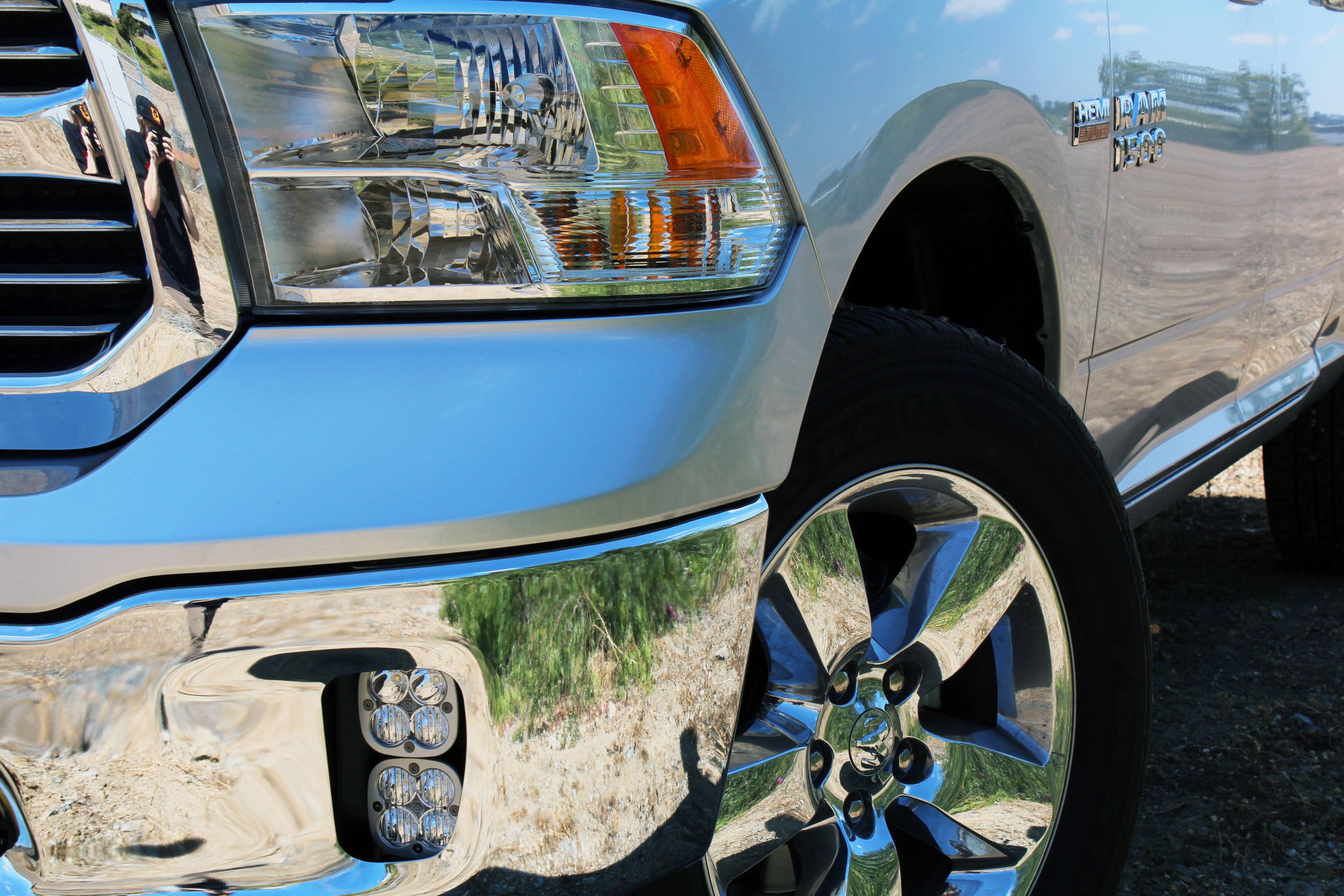 '13-18 Dodge Ram 1500 Fog Light Pocket Mount Kit Baja Designs display