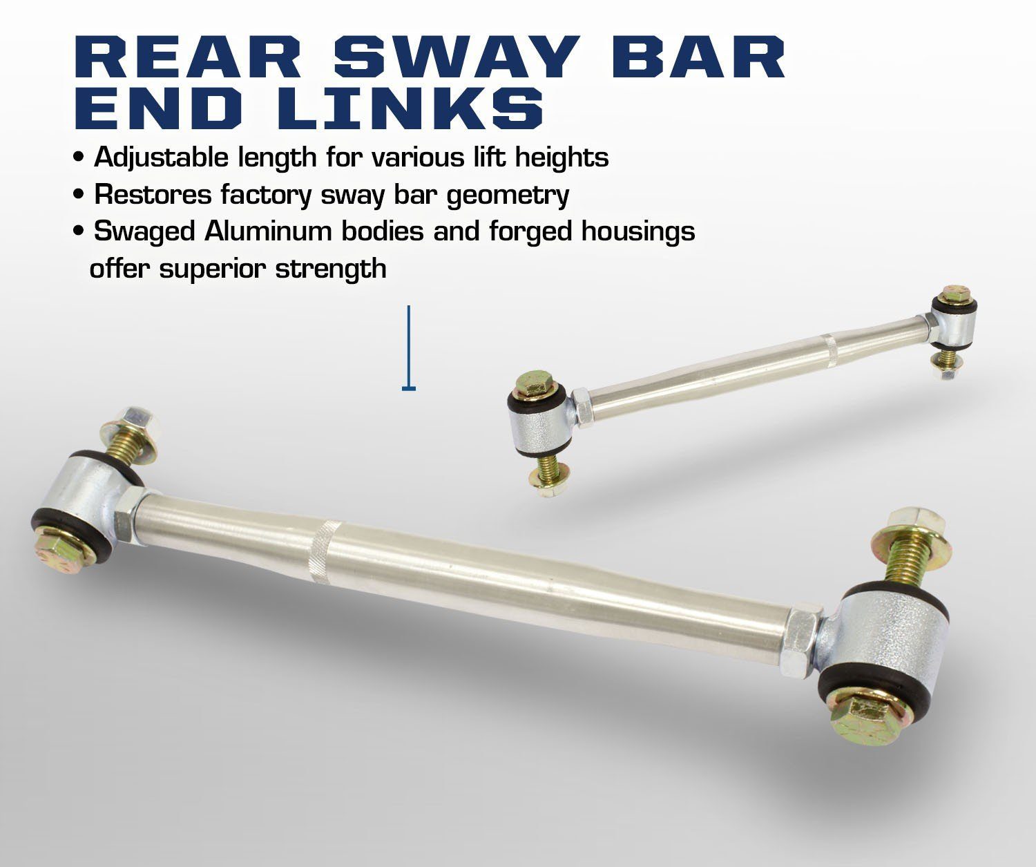 '14-Current Ram 2500 Extended Rear Sway Bar End Links Suspension Carli Suspension 