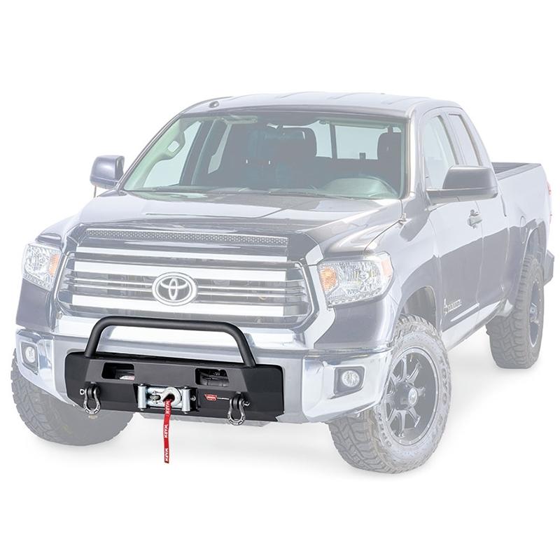 '14-21 Toyota Tundra Warn Semi Hidden Winch Mount Kit Bumper Warn Industries display