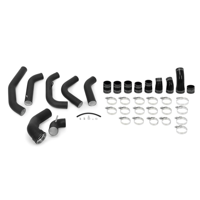 15-16 Ford F150 3.5L Ecoboost Intercooler Pipe Kit Performance Products Mishimoto Wrinkle Black 