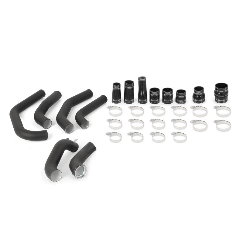 15-17 Ford F150 2.7L Ecoboost Intercooler Pipe Kit Performance Products Mishimoto Wrinkle Black parts
