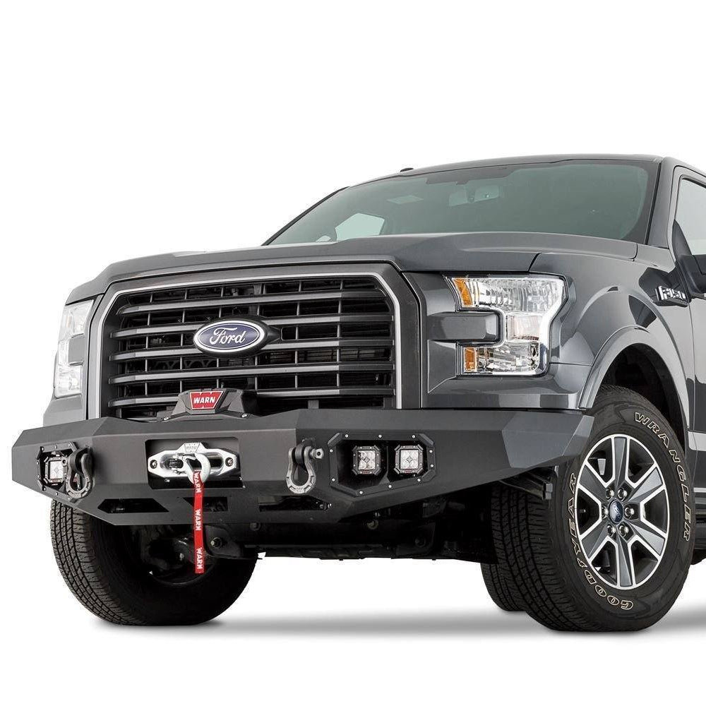 15-17 Ford F150 Ascent Front Bumper Warn Industries display