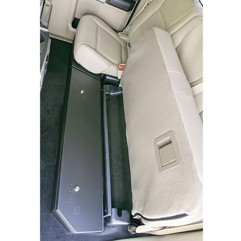 '15-22 Ford F-Series Supercab Under the Rear Seat Lock Box Security Tuffy Security Products display