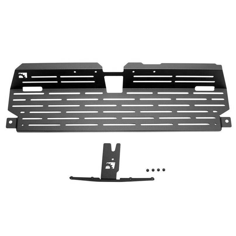 '15-24 Ford Raptor Back Seat Tech Plate Molle Kit Display of Included Parts 