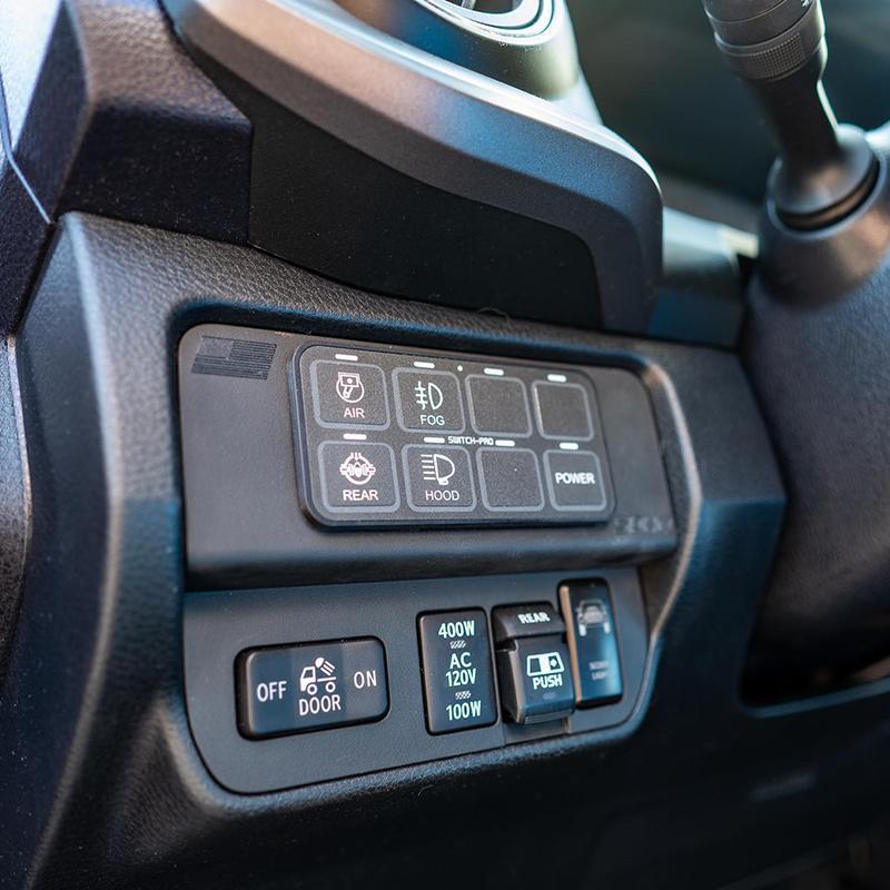 '16-19 Toyota Tacoma SDHQ Built Switch Pros OEM Keypad Mount Lighting SDHQ Off Road 