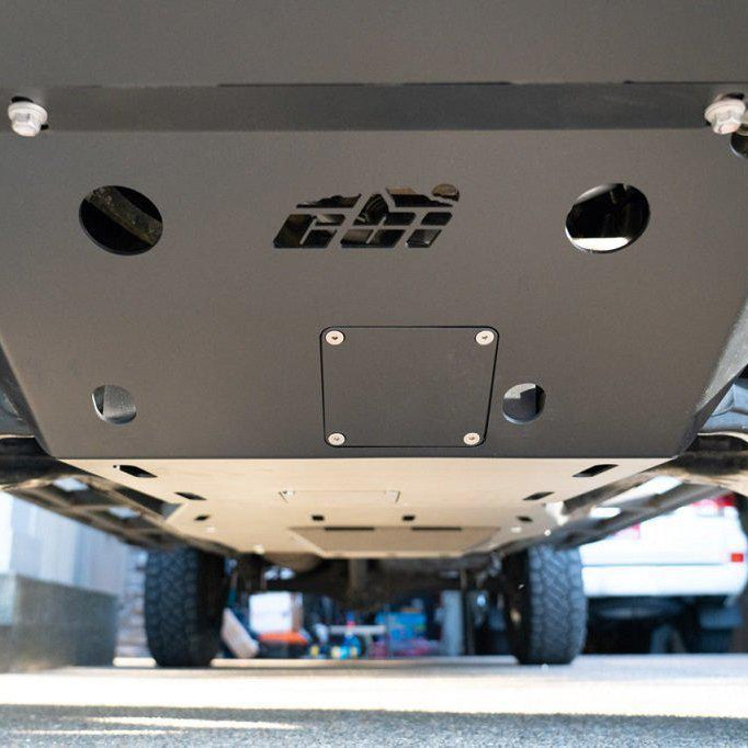 '05-23 Toyota Tacoma CBI Off-Road Front Skid Plate Display on vehicle 