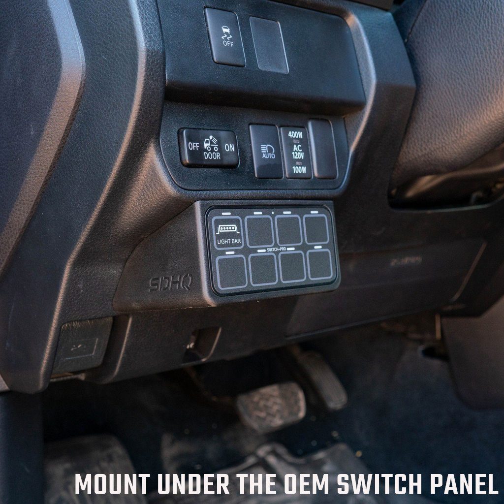 '16-23 Toyota Tacoma SDHQ Built Complete Switch Pros SP-9100 Mounting Kit Lighting SDHQ Off Road display