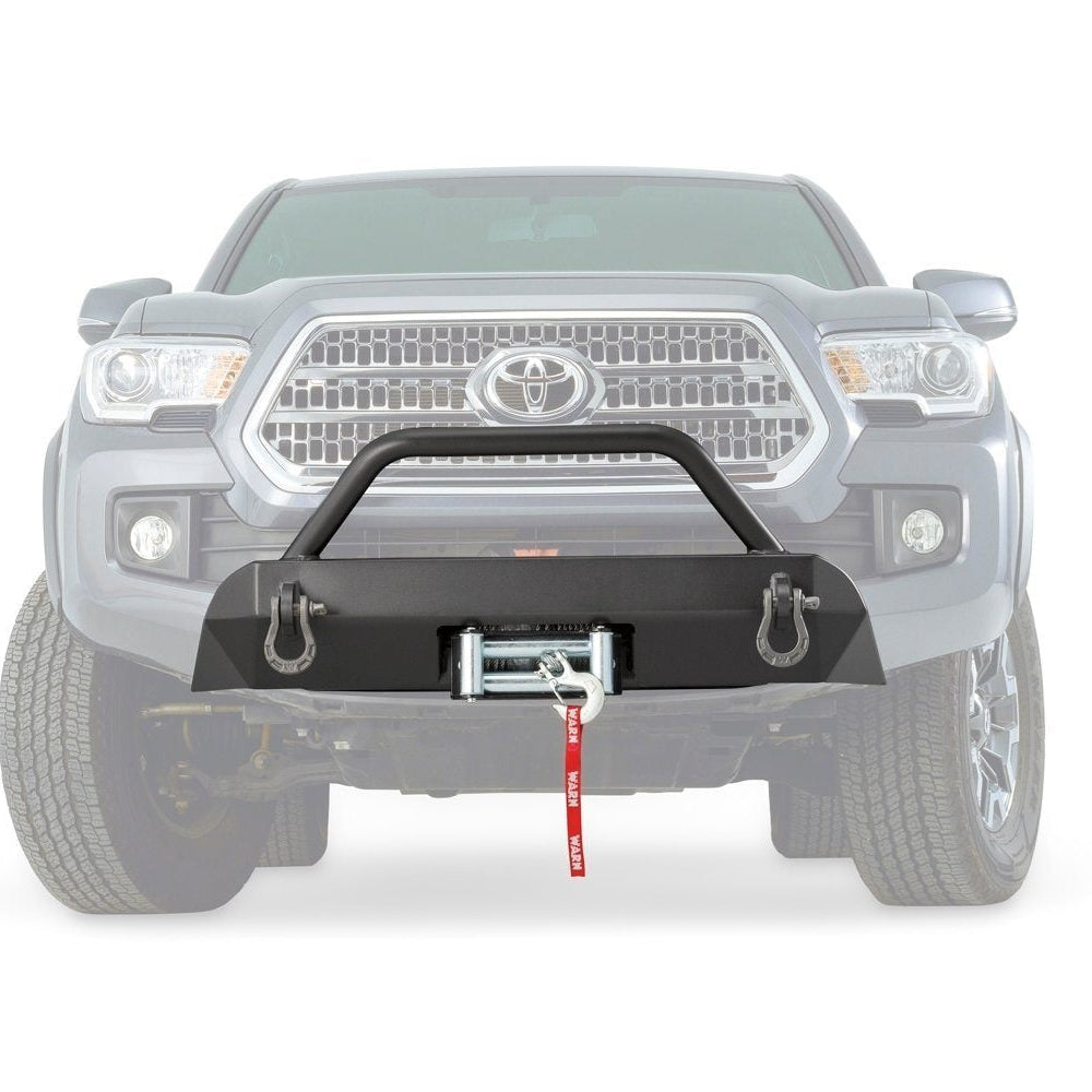 16-21 Toyota Tacoma Semi Hidden Winch Mounting Kit Warn Industries (front view)
