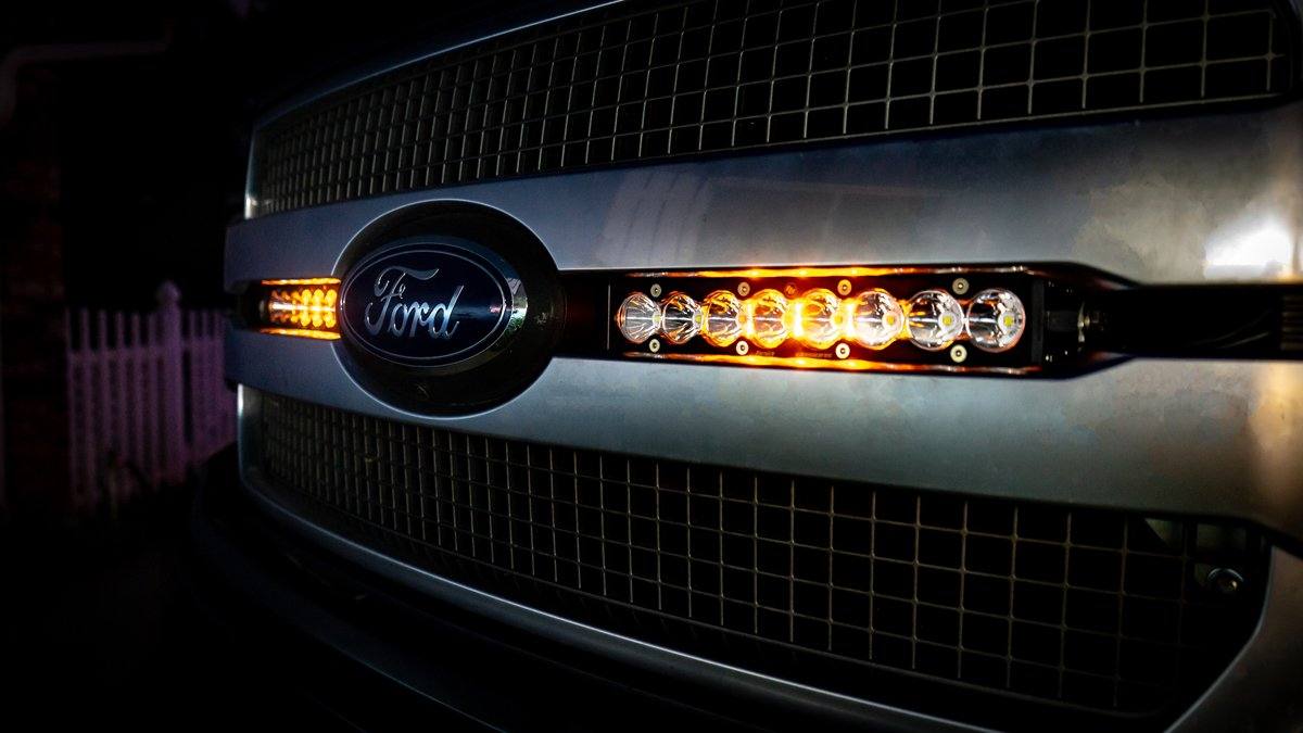 '18-20 Ford F150 Baja Designs Dual 10" S8 Series LED Light Bar Kit Lighting Baja Designs close-up