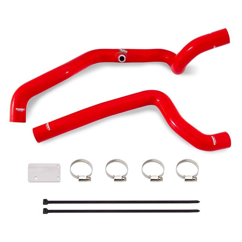 '18-23 Jeep JL 2.0L Silicone Coolant Hose Kit Performance Products Mishimoto Red parts