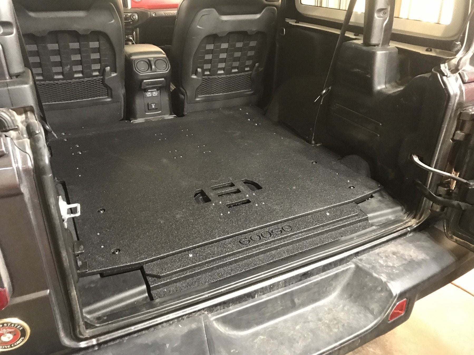 '18-23 Jeep JL Plate System 2 Door Jeep Interior Accessoires Goose Gear display