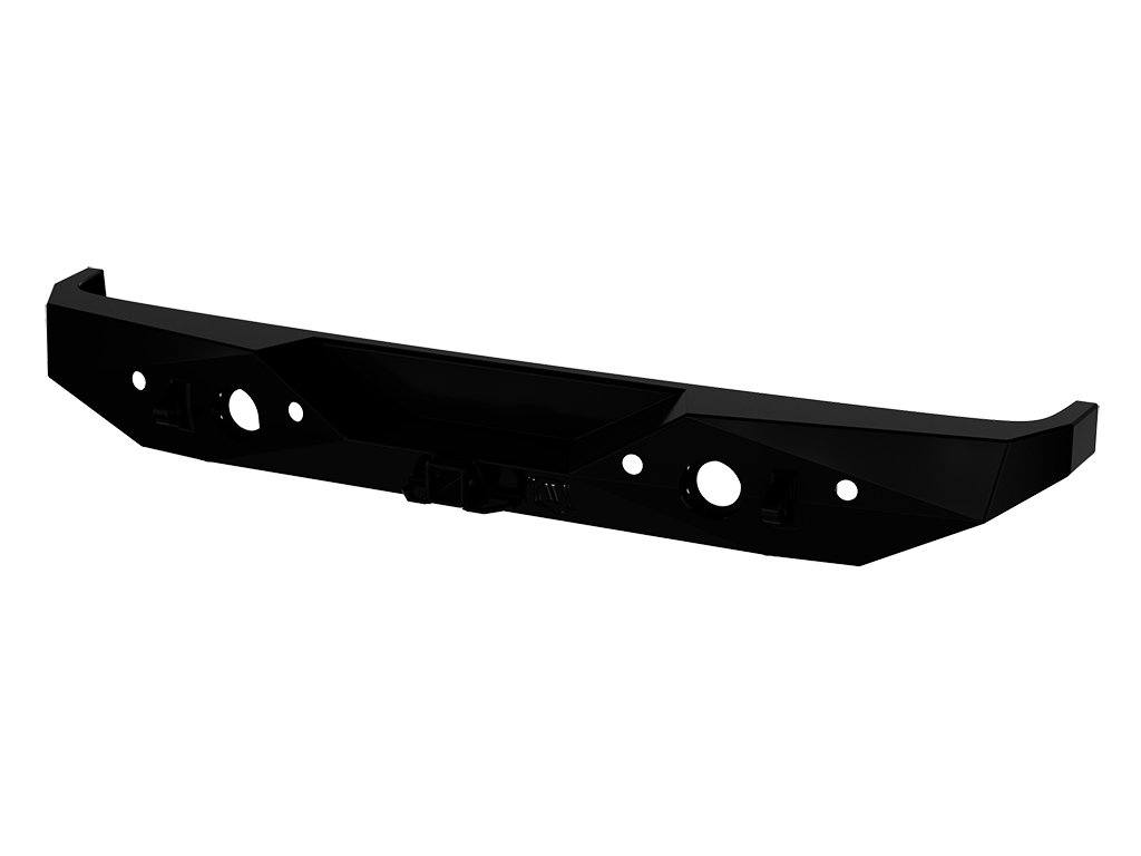 18-23 Jeep JL Pro Series II Rear Bumper w/ Hitch & Tabs Impact Series Off-Road Armor display