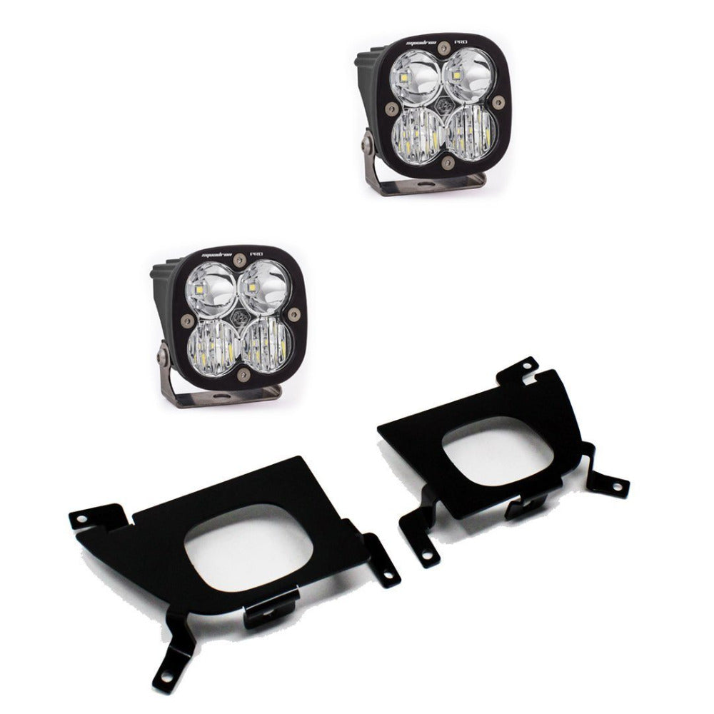 '19-22 Chevy 1500 Fog Light Kit Lighting Baja Designs Display of Included Parts 