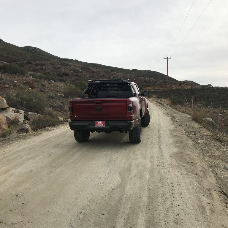 '19-22 Ram Bedsides 5.5 Bed | 4" Bulge Display on Vehicle 