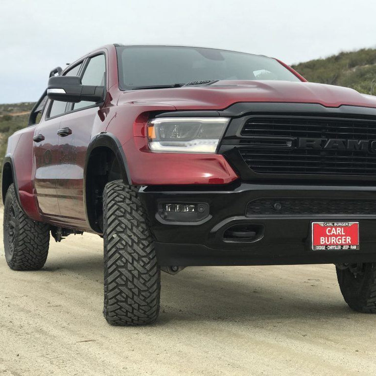 '19-23 Ram Fenders | 4.5" Bulge Display on Vehicle 