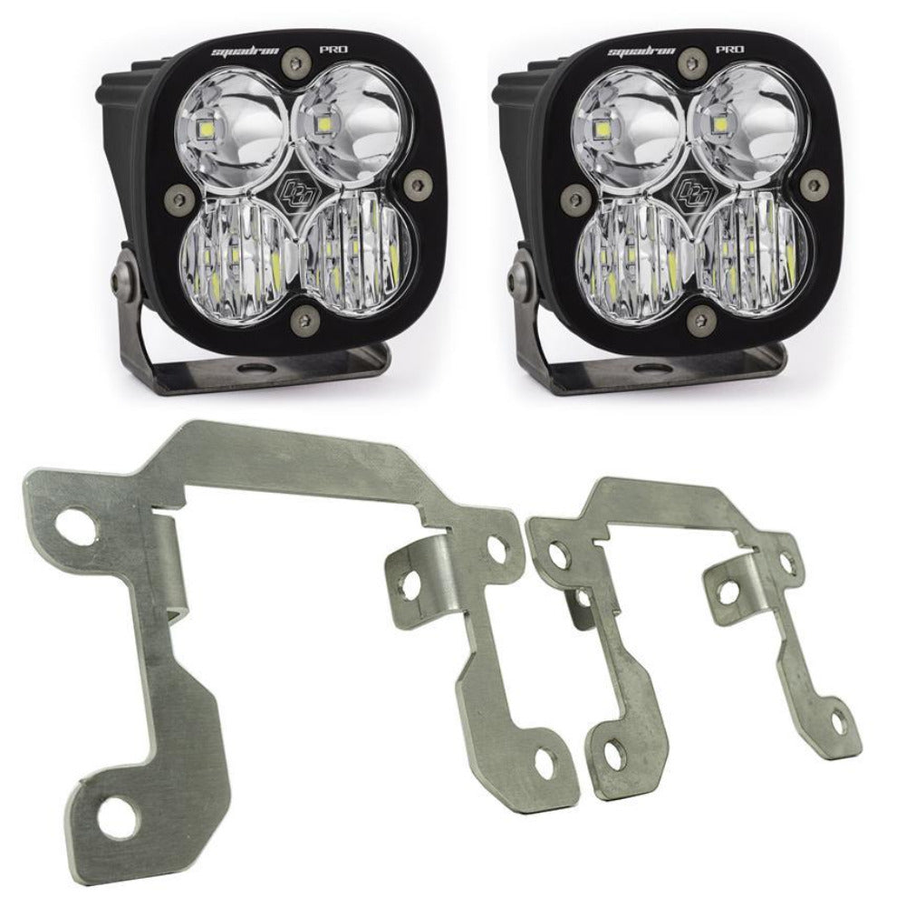 '19-22 Ford Ranger Fog Light Pocket Kit Lighting Baja Designs Pro Display of Included Parts