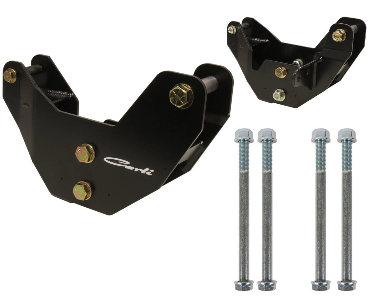 '19-24 Ram 2500 4x4 Hemi Carli 3.0 Dominator Suspension Kit Display of Radius Arm Drop Brackets 