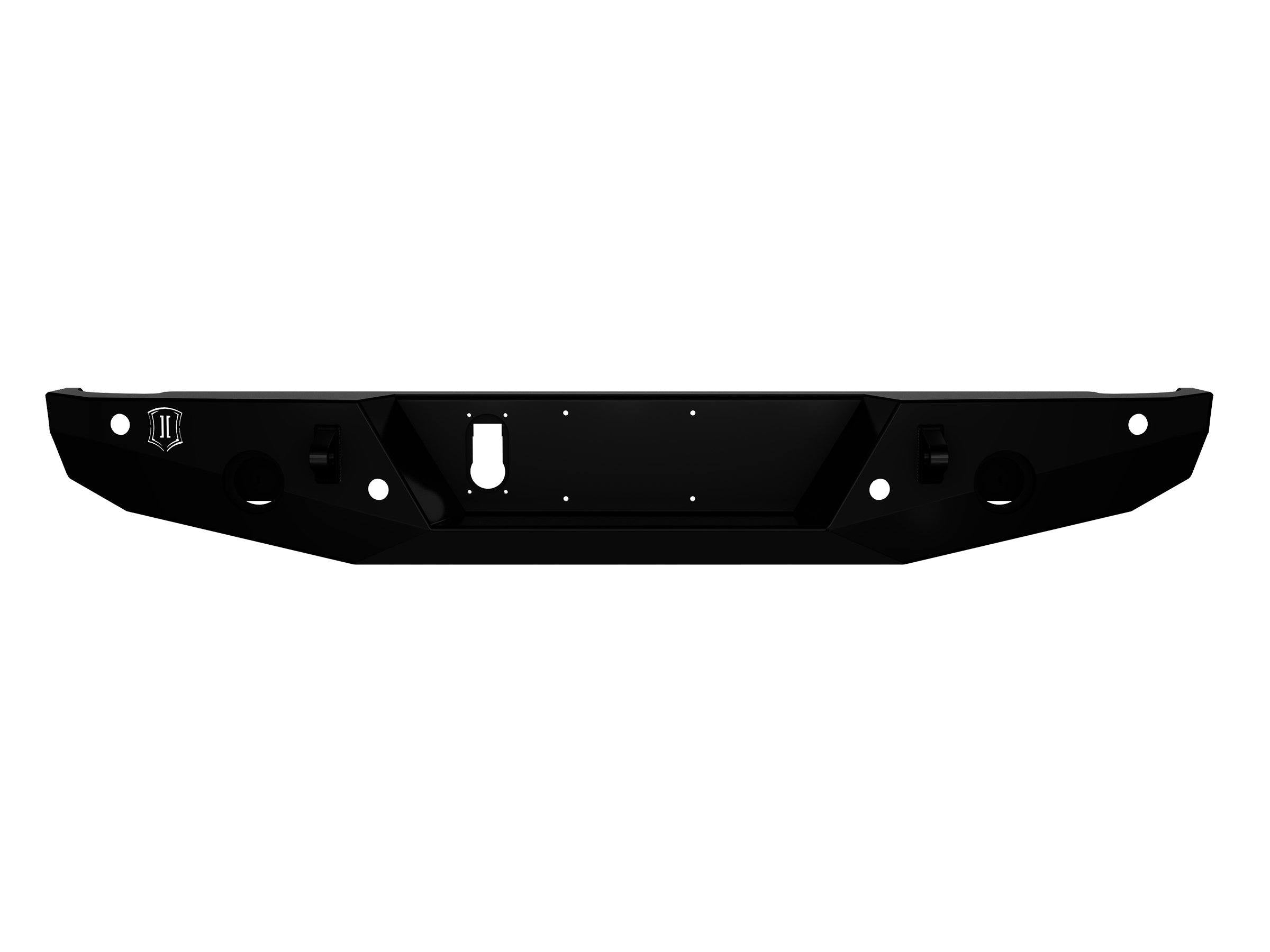 20-23 Jeep JT Pro Series Rear Bumper Impact Series Off-Road Armor (front view)