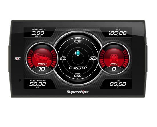 '20-22 Jeep JT Superchips Trail Dash 3 Electrical Superchips display