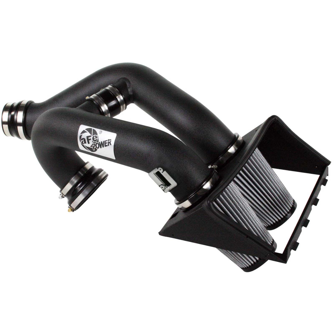 2011 Ford F-150 V6 3.5L EcoBoost Magnum FORCE Stage-2 Dual 3-1/2" Cold Air Intake System w/Pro DRY S Filter Air Intake AFE Power display