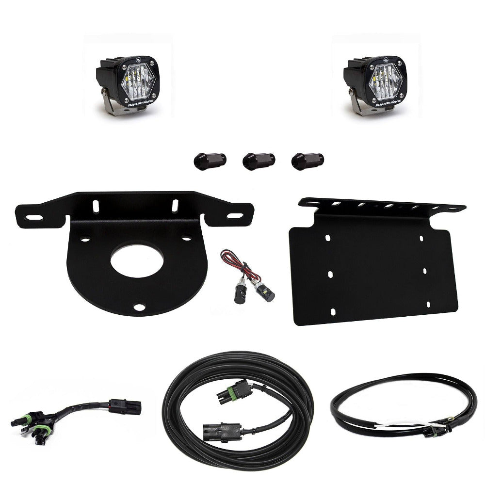 '21-23 Ford Bronco S1 Series Reverse Light Kit Lighting Baja Designs Display of Included Parts 