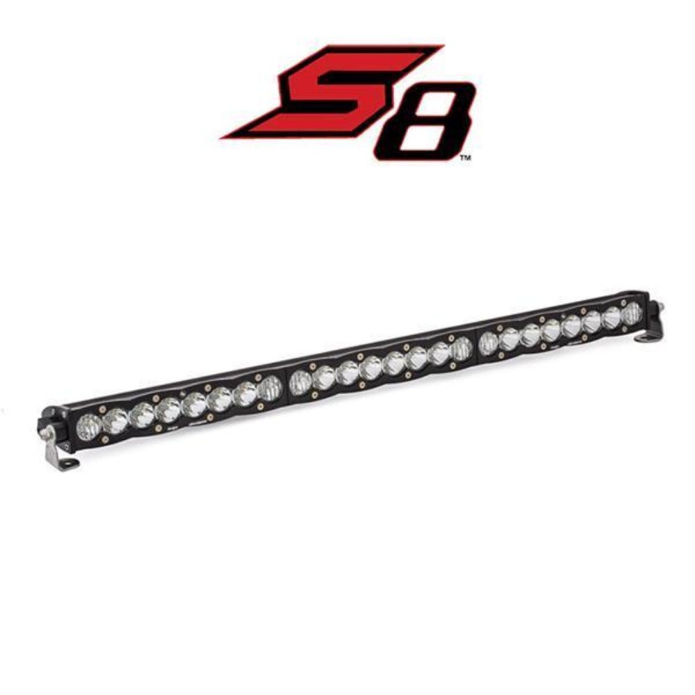 Baja Designs - 30" S8 Series LED Light Bar Lighting Baja Designs Clear Driving Combo Display 