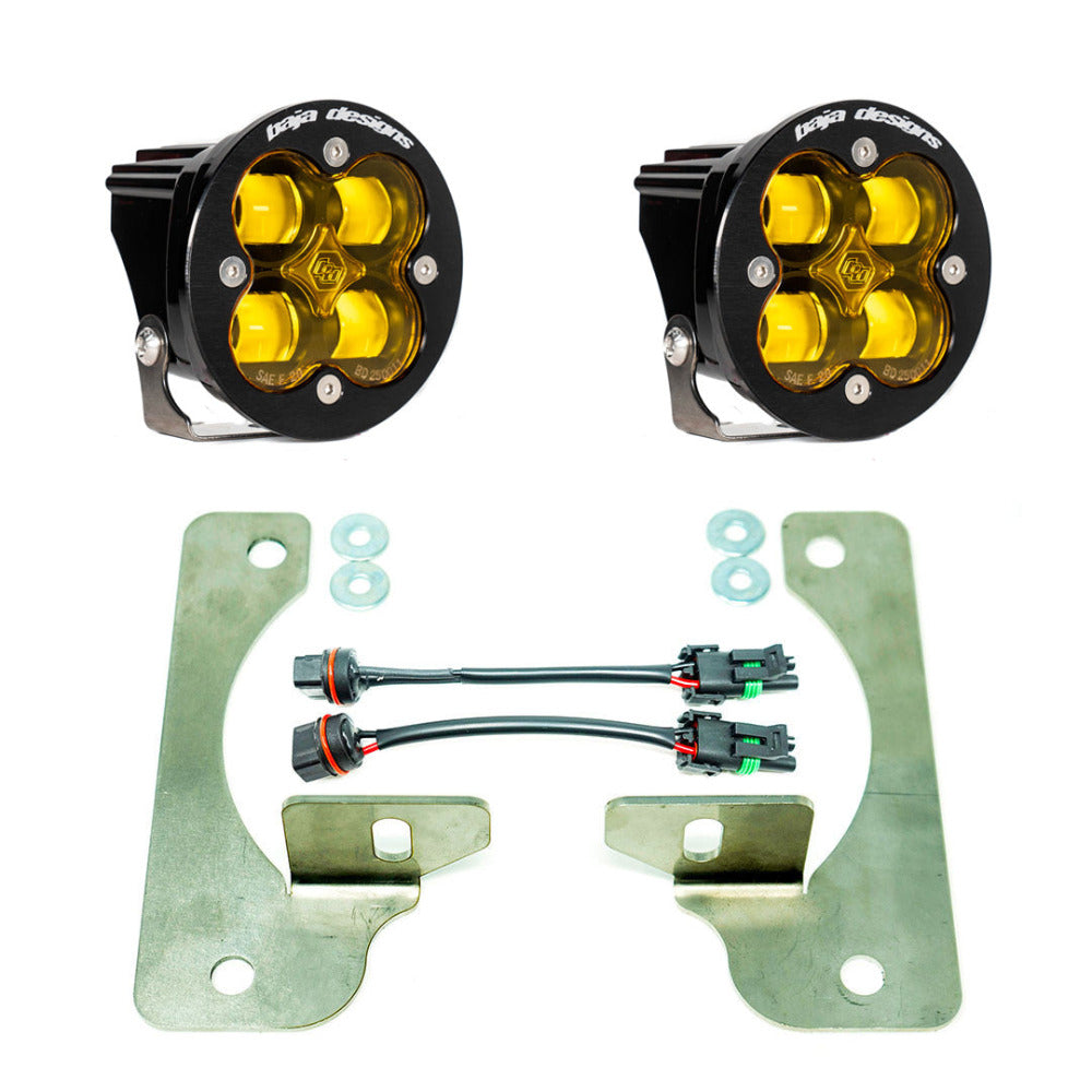 '18-23 Jeep JL SAE Fog Light Kit Display of Included parts