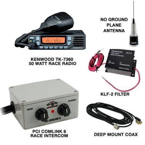 50w Race Package Communications PCI Radios Comlink 6 parts